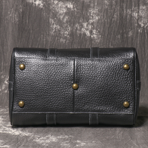 Bolsa de Gimnasio y Viaje Personalizada al por Mayor de Cuero Genuino de Vaca, Bolso de Hombro para Fin de Semana, Equipaje de Mano, Paquete de Almacenamiento - Product Image 4