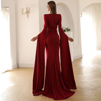 Robe de soirée d'été en satin, coupe trapèze, col rond, col à nœud, taille naturelle droite, longueur ras du sol, traîne, soutien-gorge intégré, ornée de perles