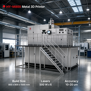 HY-M800 Nueva Impresora 3D de Metal de Grado Industrial Grande, Láser de Alta Potencia, Alta Velocidad y Precisión, USB, 1 Año de Garantía, Automática - Product Image 1