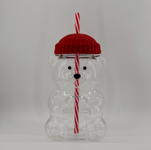 Taza de Vidrio de Borosilicato de Alta Calidad al por Mayor, Diseñada <span class=keywords><strong>en</strong></span> una Adorable Forma de Oso 3D <span class=keywords><strong>que</strong></span> <span class=keywords><strong>es</strong></span> Funcional y Decorativa - Product Image 1