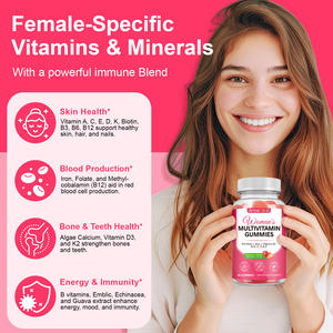 Integratore Multivitaminico per Donne ArtoaLabs Etichetta Privata, Gommose Multivitaminiche con Minerali per Supporto Immunitario ed Energetico - Product Image 6
