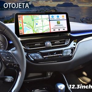 Lecteur vidéo de voiture Android 13 avec écran 12,3 pouces 1920*720, autoradio stéréo pour Toyota CHR 2016-2021, GPS, multimédia, Carplay, unité principale - Product Image 1