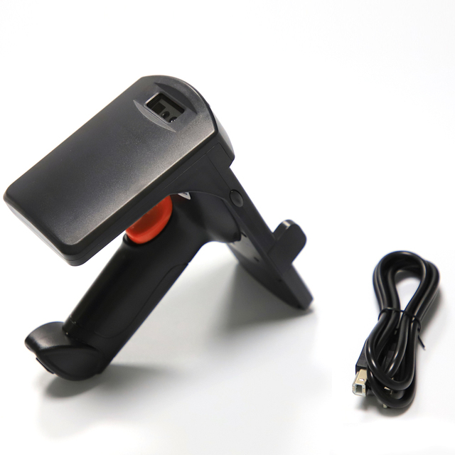 Long-Range 860-960Mhz UHF  2.4G Wireless Scanner Handheld ABS QR Code & RFID Card Reader