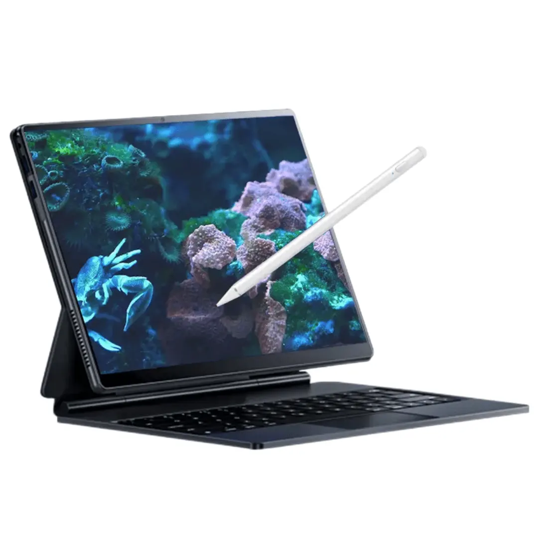Neuankömmling 13 Zoll Intel Celeron 11Th Gen Touchscreen Metall Student Education Office Windows 11 2 In 1 Tablet Laptop mit Stift