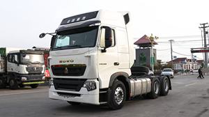 Cabeza Tractora HOWO T7H 6x4, Camión Pesado Reacondicionado <span class=keywords><strong>de</strong></span> Alta Calidad, Euro 5, Volante a la Izquierda, <span class=keywords><strong>Precio</strong></span> <span class=keywords><strong>de</strong></span> Venta Directa <span class=keywords><strong>de</strong></span> Fábrica - Product Image 2