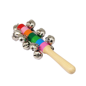 Instrumento de Percusión, Herramienta de Enseñanza Musical, Campanas de Regalo, Sonajeros para Bebés, Juguete para Niños - Product Image 1