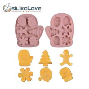 Popular Product 2025 Christmas <b>Silicone</b> Cake Round Chocolate Tree and Snowflake Mold DIY - Product Image 6