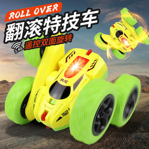2.4Ghz 6 Canaux RC Twists Car Multifonctionnel Stunt Car & Light Radio Control Double Face 360 Degrés Rotation 4WD Stunt Car - Product Image 3