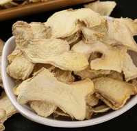 Tranches de gingembre séché uniformes de 1 à 3 mm, couleur jaune, vente en gros, idéales pour les usines de broyage et d'extraction