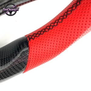 Volant de voiture personnalisé avec LED en fibre de carbone pour E90 E92 E93 pour E87 2004/2008 E60 - Product Image 4