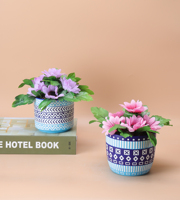 Pots en céramique de style nordique pour plantes Conception de bassin ventilé pour Cactus Couvercles de pots de fleurs succulentes pour la maison et le jardin
