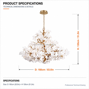 <span class=keywords><strong>Lampadari</strong></span> in Cristallo e Rame Fatti a <span class=keywords><strong>Mano</strong></span> con Altezza Regolabile, Illuminazione Moderna di Lusso per Ville e Hotel, Facile Installazione - Product Image 6