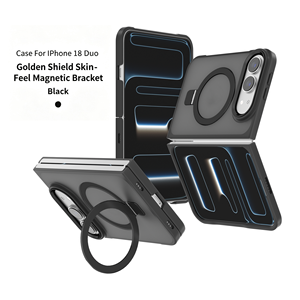 Support magnétique plat velouté de qualité supérieure avec boucle magnétique pour iPhone <span class=keywords><strong>Duo</strong></span>, coque anti-huile à charge <span class=keywords><strong>sans</strong></span> <span class=keywords><strong>fil</strong></span> avec bordure variée - Product Image 6