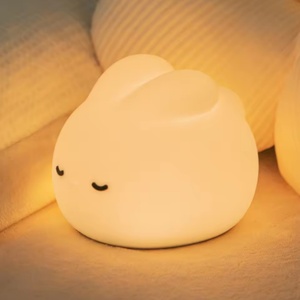 A Rechargeable Rabbit-shaped Bedroom Night <b>Light</b> for Children - Product Image 3