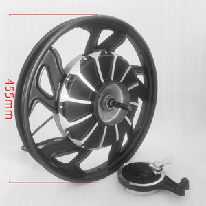 17 Inch 48V 60V 72V 1500W 27Mm Magneten 60 Km/h Linker Trommelrem Borstelloze Gelijkstroom Elektrische Ebike Achternaafmotor - Product Image 2