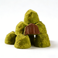 Bonbons au chocolat matcha/rose/truffe noire 60g, chocolat moelleux, boules de chocolat halal, chocolat fourré à la confiture, mini truffes au chocolat