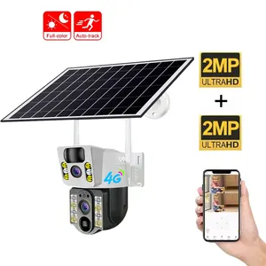 V380 4G Phiên Bản Ống Kính Kép HD CCTV Không Dây 4MP 360 Máy Ảnh PTZ LTE Thông Minh 4G Máy Ảnh