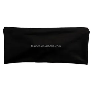 Bandeau de couleur unie pur noir blanc séchage rapide bandeau de sport personnalisé pour hommes femmes course football gym bandeaux bandeau