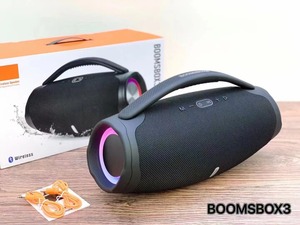 Enceinte sans fil portable 40 W Super Boombox 3 Pro LED <span class=keywords><strong>Bluetooth</strong></span> étanche, <span class=keywords><strong>Colonne</strong></span> Audio d'Extérieur avec Grande Batterie - Product Image 2