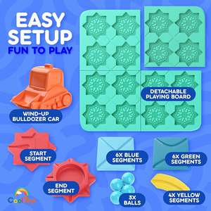 Hot Selling New Build a Track Kids Educational Logical Builder Maze <b>Road</b> Building Game Portable Custom Material Promotional Gift - Product Image 3