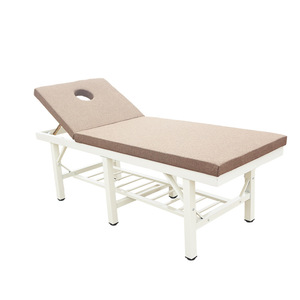 Xinmiao Massage <b>Bed</b> Stainless Steel Frame Thickened Cushion With Headrest Hole For Salon Therapy Use - Product Image 1