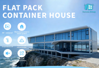 Maison conteneur préfabriquée mobile de 20 pieds pour camp pétrolier, bureau prêt à l'emploi, bureau portable, maison de luxe