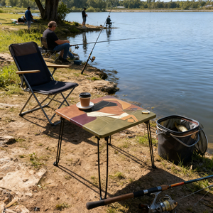 Van Gogh da gấp bảng 46*46*40cm đa chức năng ngoài trời trang trí nội thất sơn - Product Image 3