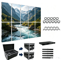 TOPLED Magic Cube Double Face Pliable Magnétique P3 Écran Haute Résolution Anglais Films Sexy Complet en Affichage LED