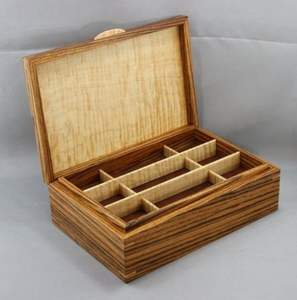Hot Selling Lightweight Bamboo Gift <b>Box</b> Luxury Shape Customized Wooden Display Case Quality Plywood Packaging <b>Box</b> Jewelry - Product Image 6