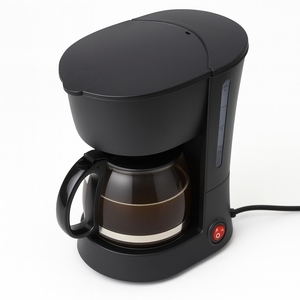 Cafetera de 0.65L, 2-6 Tazas, Programable, con Botón de Encendido, Doble Calentamiento, Ecológica, de Plástico, para Uso Doméstico y Hotelero - Product Image 3