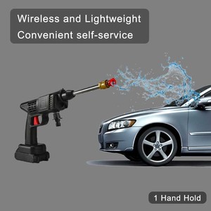 Lave-Auto Haute Pression Portable Sans Fil, Pistolet de Nettoyage Électrique 12V 24V 48V 96V avec Batterie Lithium - Product Image 2