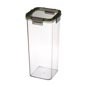 Yimei Kitchen Airtight Storage Containers Rectangle Clip On Lid 460ml 700ml 950ml 1400ml 1900ml For Pasta Nuts Grains Food - Product Image 5