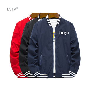 Chaqueta de Béisbol <span class=keywords><strong>al</strong></span> <span class=keywords><strong>por</strong></span> <span class=keywords><strong>Mayor</strong></span>, Chaqueta <span class=keywords><strong>Cortavientos</strong></span> Personalizada de Secado Rápido, Chaqueta Varsity para Hombre, <span class=keywords><strong>Chaquetas</strong></span> Impermeables de Talla Grande - Product Image 1