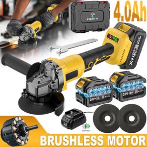 20V Brushless Angle 8100rpm Battery Powered Industrial DIY Power Tool Includes Grinding Disc CA-20A-2 Brushless Cordless Angle - Product Image 1