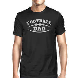 Maglietta nera da uomo di calcio papà - Product Image 1