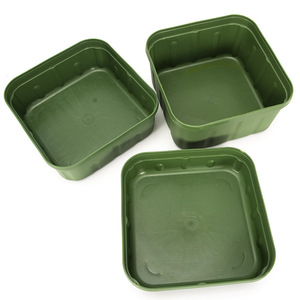 Hộp Mồi Câu Cá Hình Vuông 3 Cỡ Màu Xanh Lá Cây + Đen Hộp Câu Cá Dung Tích Lớn Hộp Mồi Hình Vuông Thoáng Khí - Product Image 3