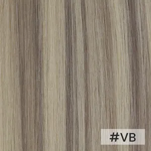 Vierge naturelle Europe Blonde/Argent/Gris/Couleur Tressage humain droit Pas de trame de cheveux en vrac pour V Extension de cheveux légers