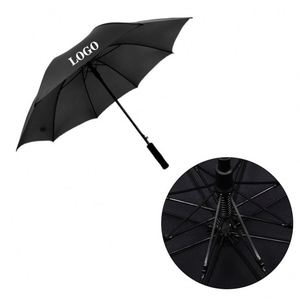 Premium Black Automatic <b>Windproof</b> Business Straight Golf <b>Umbrella</b> for Promotion - Product Image 2