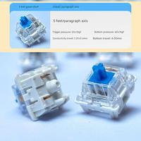 KTT Content Mechanical Keyboard with Blue/red/brown Switches Custom Hot-swappable Switches Three-pin Cross-shaped Switches