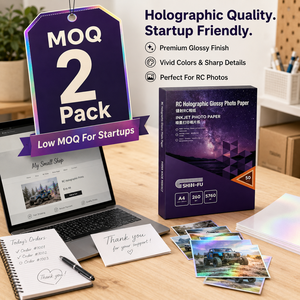 Carta Fotografica Olografica <span class=keywords><strong>A4</strong></span> Stampabile a Getto d'Inchiostro, Fornitore all'Ingrosso di Fogli per Stampe Fotografiche, Carta Fotografica RC - Product Image 1