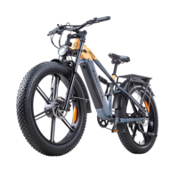 Vélo électrique avec batterie 48V 20AH, 750W, autonomie de 80 km, pneus larges 26x4.0, assistance au pédalage à 5 niveaux, frein Shimano