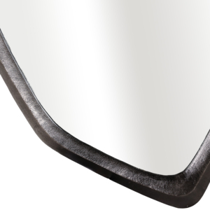 Specchio da parete moderno asimmetrico, scultura decorativa per camera da letto, corridoio, ingresso, soggiorno. - Product Image 4