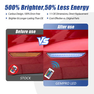 Proveedor Mayorista de Luces LED RGB para Automóviles, Reflector Trasero para Parachoques, Luz de Posición Lateral, Luz de Señal de Giro para Ford Mustang 2015~<span class=keywords><strong>2023</strong></span>, Accesorios - Product Image 4