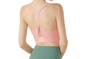 Sujetador Deportivo <span class=keywords><strong>de</strong></span> Moda para Mujer con Escote Profundo en U, Copas Fijas, <span class=keywords><strong>3</strong></span> Corchetes y Soporte Medio, Ideal para <span class=keywords><strong>Yoga</strong></span> - ¡Gran Oferta! - Product Image 5
