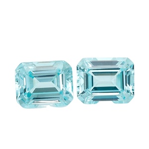 Smeraldo <span class=keywords><strong>Paraiba</strong></span> Taglio Smeraldo Coltivato in Laboratorio, <span class=keywords><strong>Pietra</strong></span> Sciolta, Gemma Coltivata in Cina per Gioielli e Incastonature di Anelli - Product Image 3