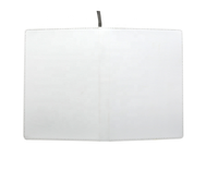 Cuir Pu blanc, taille personnalisée, adhésif, pour ordinateur portable, feuilles vierges, Sublimation, transfert de chaleur, impression UV, Agenda