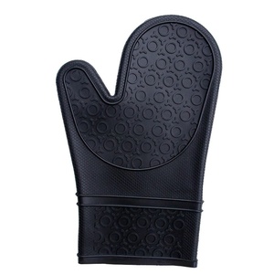 Silicone Printed Waterproof Oven Mitts High Temperature <b>Microwave</b> Anti-scald Gloves - Product Image 4