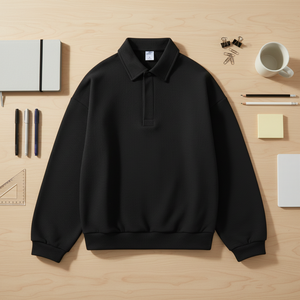 <span class=keywords><strong>Polo</strong></span> <span class=keywords><strong>Uomo</strong></span> Stile Old Money a Maniche Lunghe Pesante Maglione Pullover con Colletto Americano Vestibilità Ampia Taglie Forti <span class=keywords><strong>Felpa</strong></span> Sportiva da <span class=keywords><strong>Uomo</strong></span> - Product Image 1