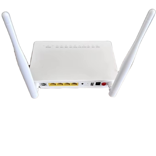 1GE 3FE 1VOICE 5dBi WiFi ONT ZXHN V8.0 V8.0 F660 V8 GPON Optical Network Terminal ONU for ZTE English Fiber Optic Equipment