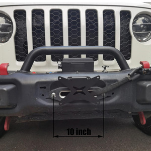 Marco Universal Abatible para Matrícula de 10 Pulgadas con Abrazadera de Aleación para Camioneta, Vehículo Todoterreno, SUV, Montaje en Parachoques Delantero - Product Image 5